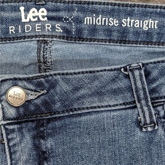 Riders by Lee Straight Leg Jeans Women Size 20 Inseam 30.5" Style# 1SMTCW7 - Picture 2 of 11